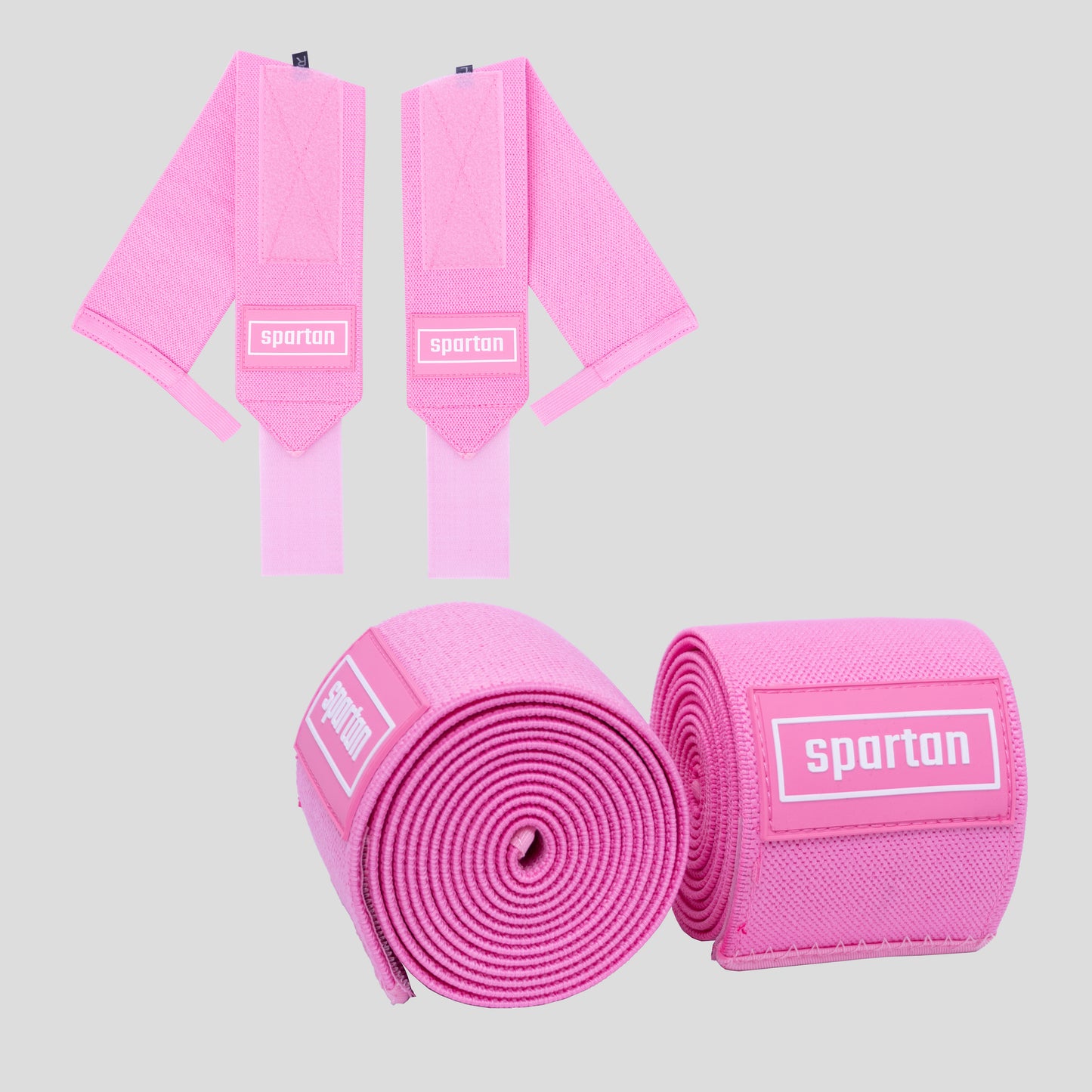 Combo Rosado #1 | Muñequeras y Rodilleras